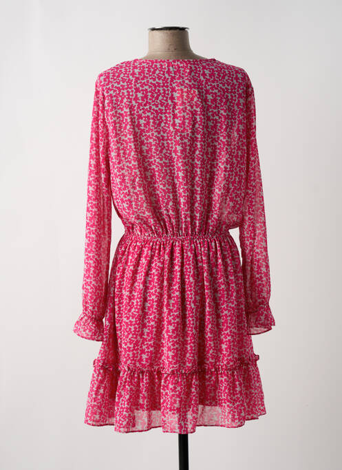 Robe courte rose LOVIE & CO pour femme