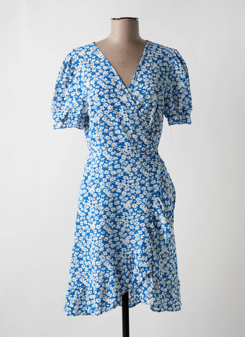 Robe mi-longue bleu ELENA Z pour femme