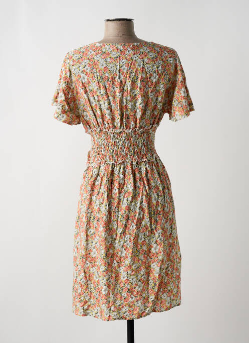 Robe mi-longue jaune C'FLO femme