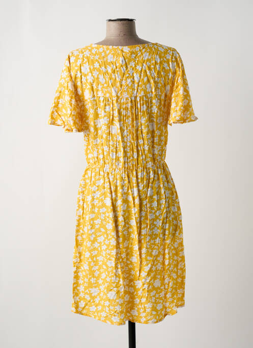 Robe mi-longue jaune VILA pour femme