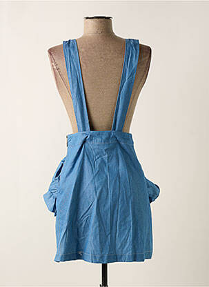 Jupe courte taille normale bleu clair VAN DER ROCK femme