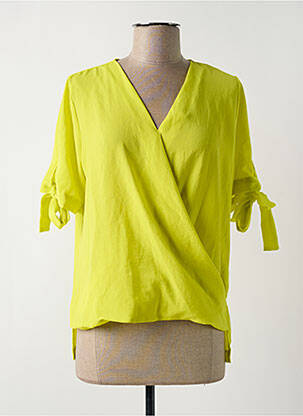 Top manches courtes manches courtes vert ACOS PARIS femme
