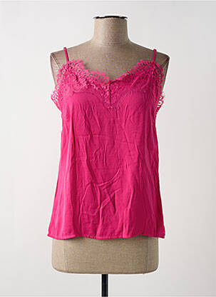 Top manches bretelles ajustables sans manche rose VILA femme