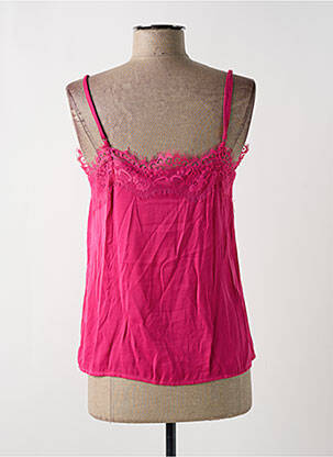 Top manches bretelles ajustables sans manche rose VILA femme