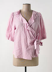 Blouse violet LOVIE & CO pour femme seconde vue