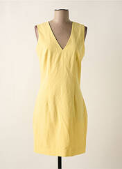 Robe mi-longue jaune VILA pour femme seconde vue