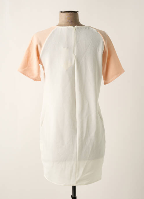 Robe courte manches courtes manches courtes rose COQUELICOT femme