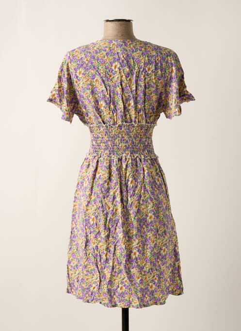 Robe mi-longue violet C'FLO pour femme