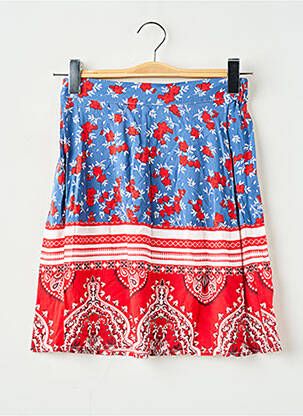 Jupe courte taille haute bleu VILA femme
