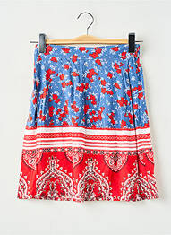 Jupe courte taille haute bleu VILA femme