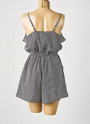 Combishort poches fines bretelles noir D femme