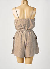 Combishort marron D pour femme seconde vue