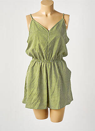 Combishort vert D pour femme