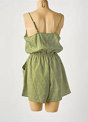 Combishort vert D pour femme seconde vue