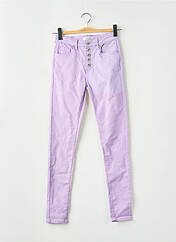 Pantalon slim violet NINA CARTER pour femme seconde vue