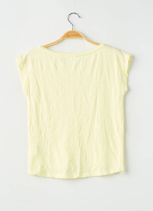 T-shirt coupe droite manches courtes jaune TIFFOSI fille