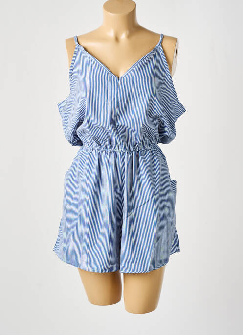 Combishort bleu D pour femme
