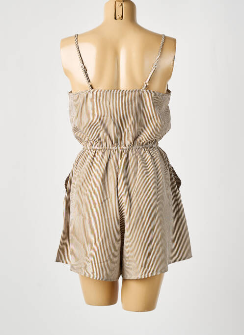 Combishort marron D pour femme