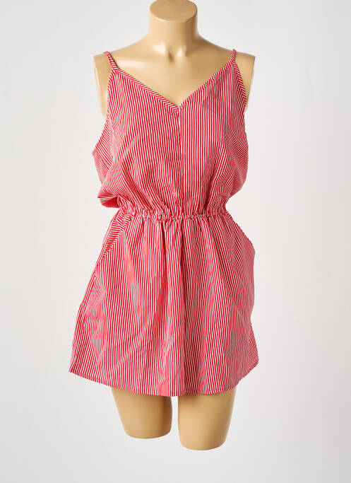 Combishort rouge D pour femme