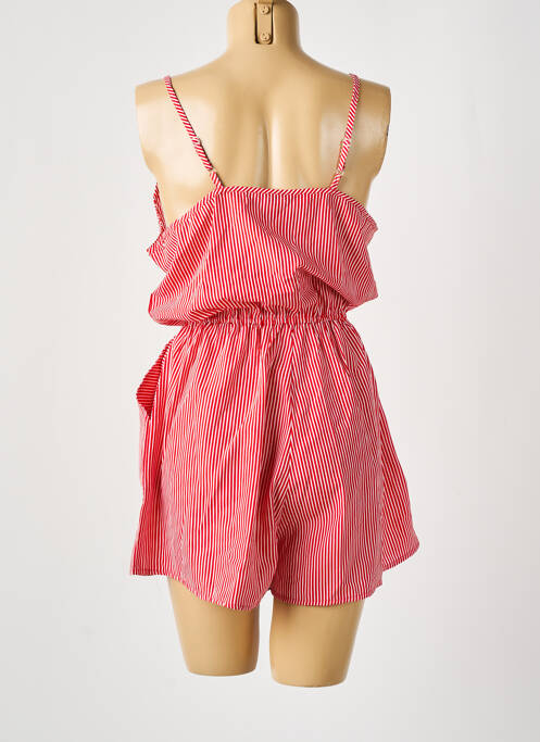 Combishort rouge D pour femme
