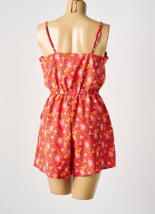 Combishort rouge D pour femme