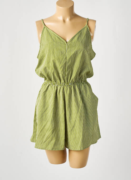Combishort vert D pour femme