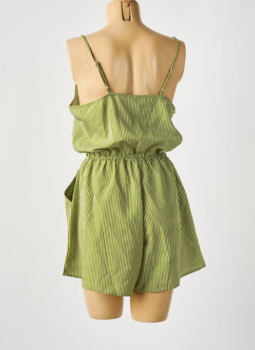 Combishort vert D pour femme