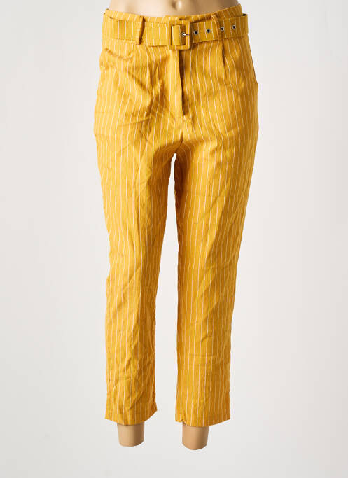 Pantalon 7/8 jaune ACOS PARIS pour femme