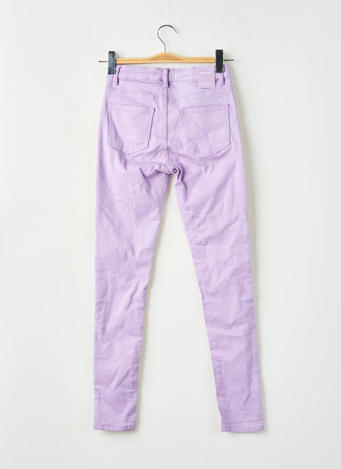 Pantalon slim violet NINA CARTER pour femme