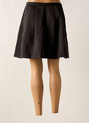 Jupe courte poches gris LUCY & CO femme