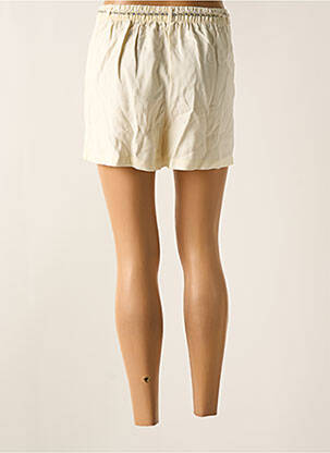 Short coupe droite beige JDY femme