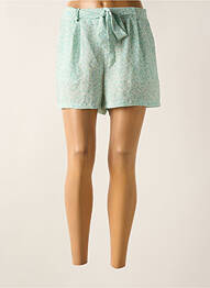 Short coupe droite bleu CERISE BLUE femme