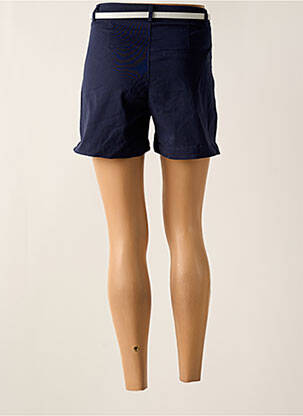 Short fermeture zippée sous rabat boutonné taille haute bleu TIFFOSI femme