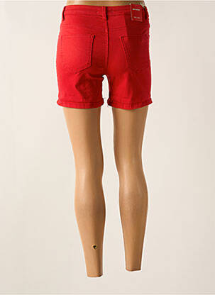 Short poches rouge NINA CARTER femme