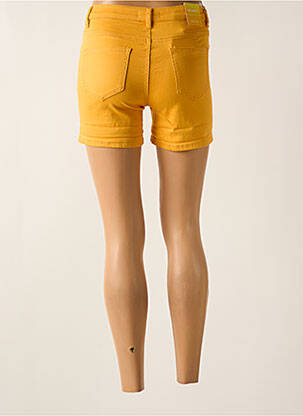 Short poches jaune NINA CARTER femme
