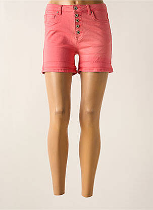 Short poches rose NINA CARTER femme