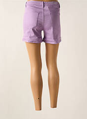 Short violet NINA CARTER pour femme seconde vue