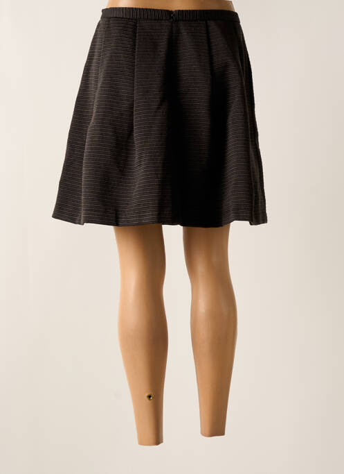 Jupe courte poches gris LUCY & CO femme