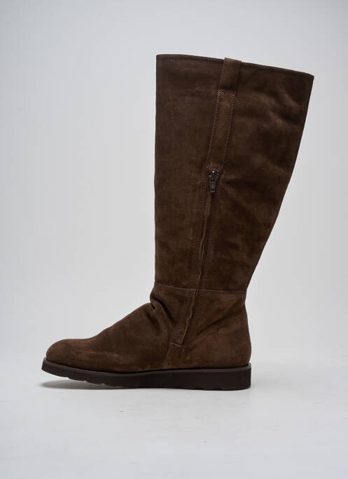 Bottes marron fonce AIGLE pour femme