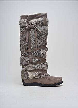 Bottes gris MUKS pour femme