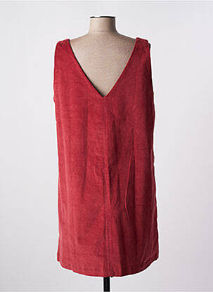 Robe mi-longue sans manche sans manche rouge PRINCESSE NOMADE femme