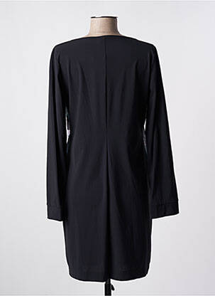 Robe courte manches longues manches longues noir MJ & CO femme