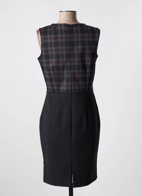 Robe mi-longue noir MIVITE pour femme