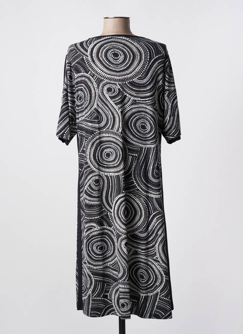 Robe mi-longue noir SIGNATURE pour femme
