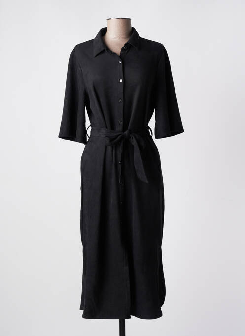 Robe mi-longue noir YEST pour femme