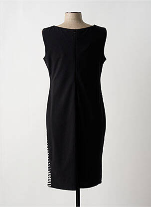 Robe mi-longue sans manche sans manche noir TINTA STYLE femme