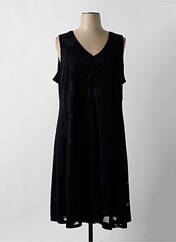 Robe mi-longue noir PAUSE CAFE pour femme seconde vue