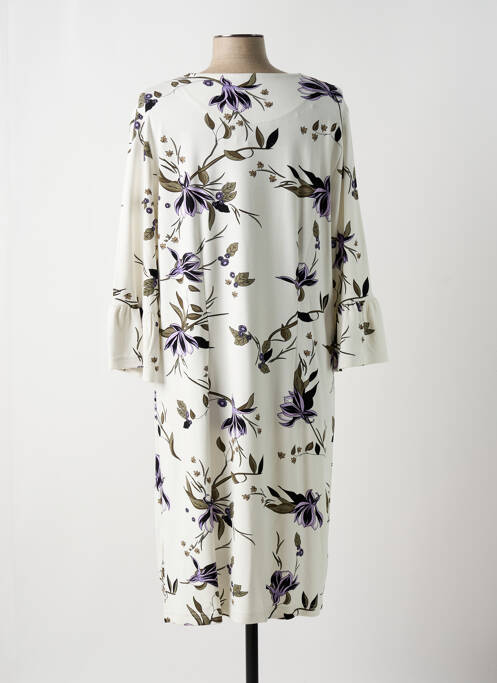 Robe mi-longue beige BRANDTEX pour femme