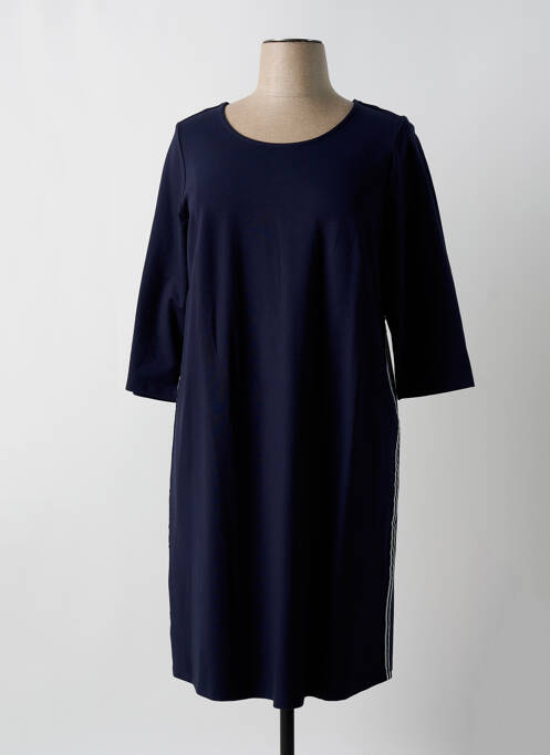 Robe mi-longue bleu BASIC BY YESTA pour femme