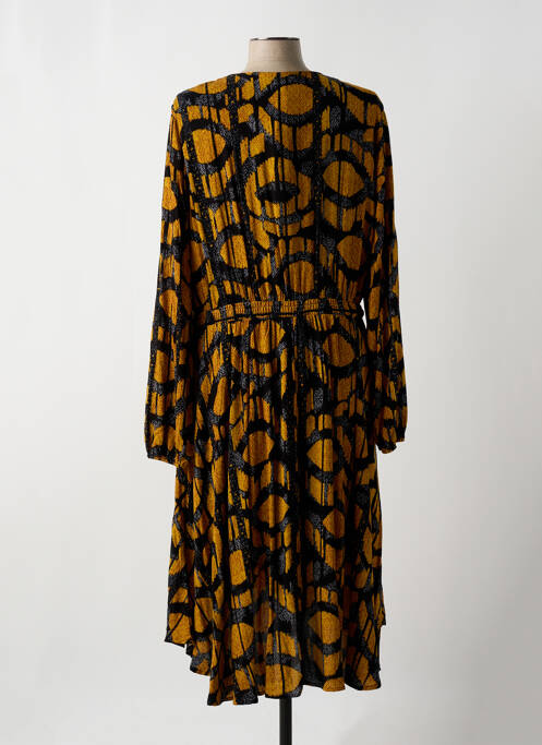 Robe mi-longue jaune YEST pour femme